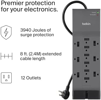Product Image 2 - Belkin 12-Outlet Surge