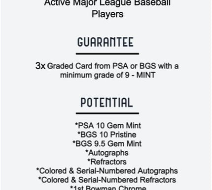 Product Image 5 - Three Graded Baseball 