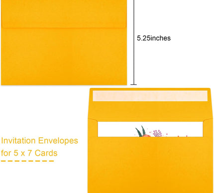 Product Image 3 - 50 Packs Yellow 5x7 En