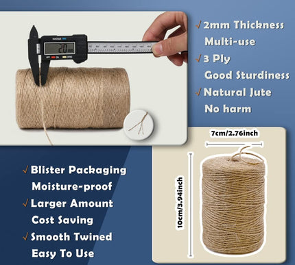 Product Image 3 - PerkHomy Natural Jute 