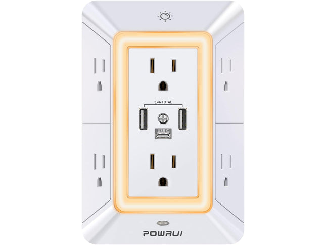 Product Image 1 - POWRUI Multi Plug 6 Ou