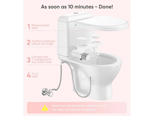 Product Image 1 - UltraSlim Bidet Stainl