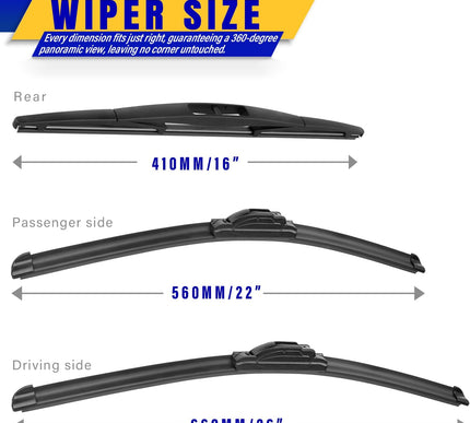 Product Image 2 - 3 wipers Replacement f