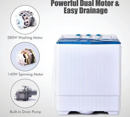 Product Image 5 - COSTWAY Twin Tub 26lbs