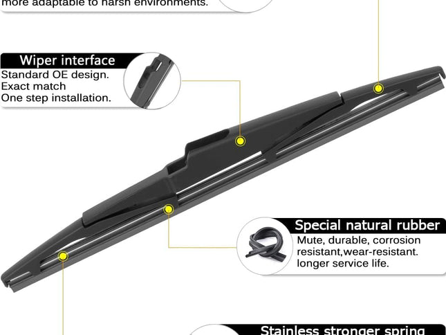 Product Image 2 - 3 Wipers Replacement f