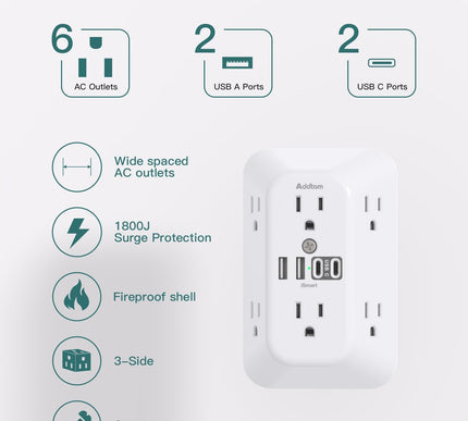 Product Image 2 - Addtam Surge Protector