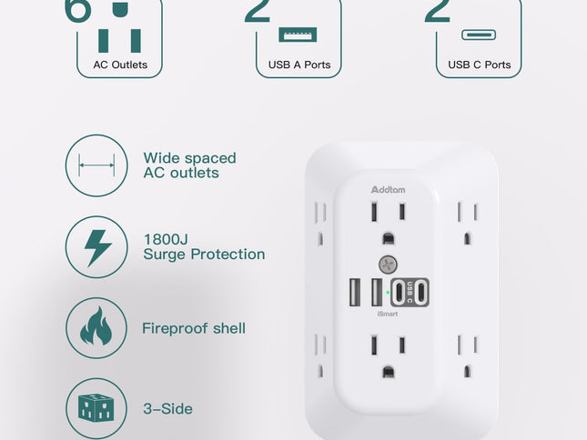 Product Image 2 - Addtam Surge Protector