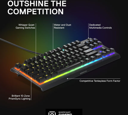 Product Image 3 - SteelSeries Apex 3 TKL