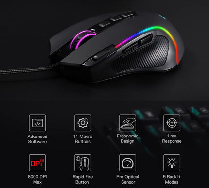 Product Image 3 - Redragon M612 Predator