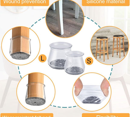 Product Image 4 - 16 Pcs Chair Leg Floor