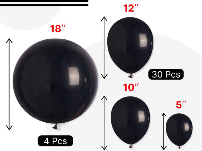 Product Image 2 - PartyWoo Black Balloon