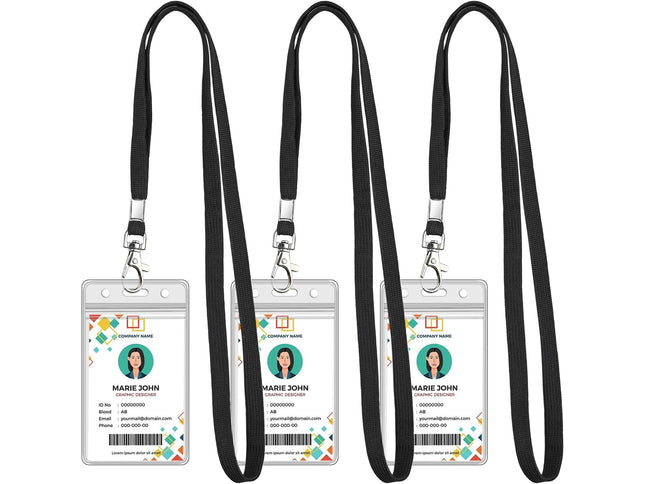 Product Image 1 - 3 Pack Clear ID Badge 