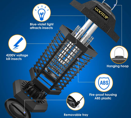 Product Image 5 - GOOTOP Bug Zapper Outd
