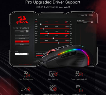 Product Image 8 - Redragon M612 Predator