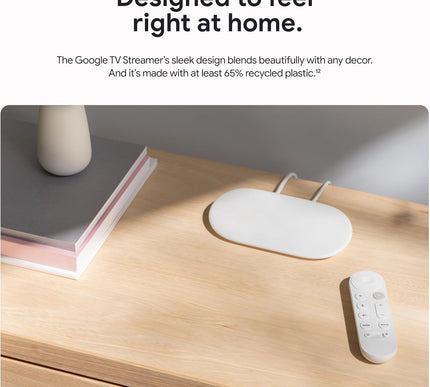סטרימר Google TV 4K - בידור בסטרימינג מהיר לטלוויזיה עם שלט חיפוש קולי - צפייה בסרטים, תוכניות, טלוויזיה בשידור חי ונטפליקס ב-4K HDR - שליטה בבית חכם - נפח אחסון של 32 גיגה-בייט - דגם האזל