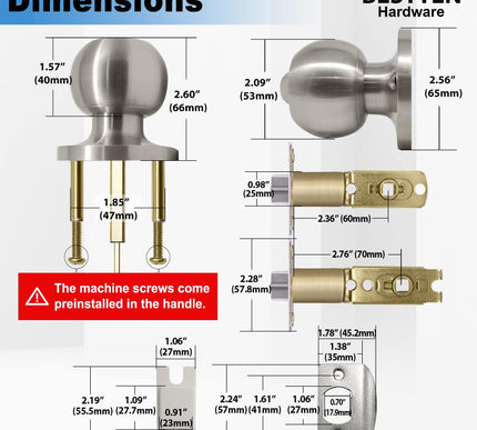 Product Image 2 - BESTTEN Keyed Entry Do