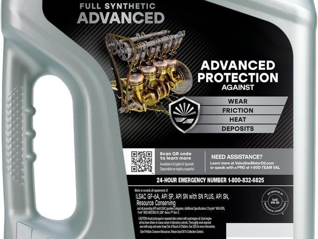 Product Image 2 - Valvoline Advanced Ful