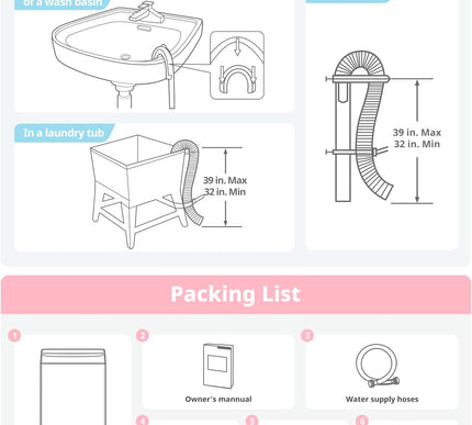 Product Image 8 - Comfee Portable Washin