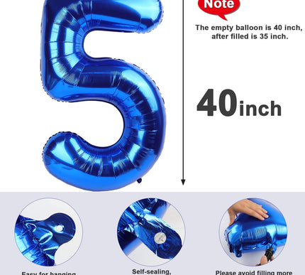 Product Image 5 - Number 5 Balloon 40 In