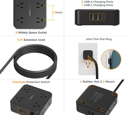 Product Image 7 - TESSAN Surge Protector