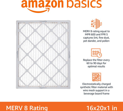 Product Image 2 - Amazon Basics 16x20x1 