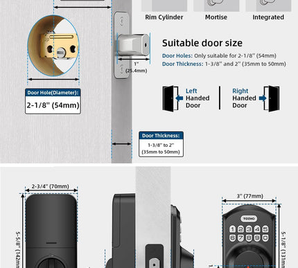 Product Image 6 - TEEHO TE001 Keyless En