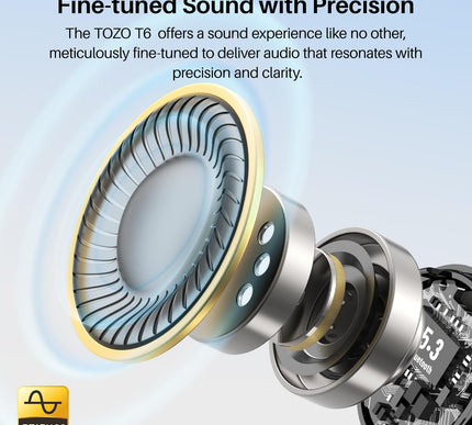 Product Image 2 - TOZO T6 Wireless Earbu