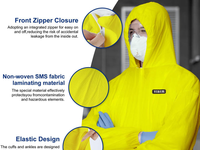 Product Image 2 - YIBER Hazmat Suit Disp