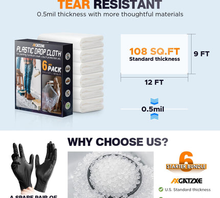 Product Image 5 - 12 x 9 Ft Plastic Drop