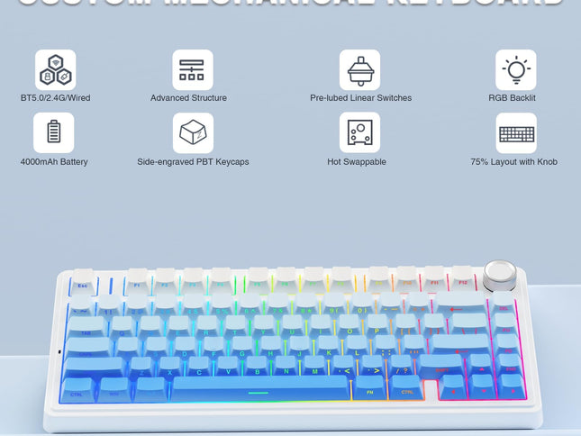 Product Image 2 - AULA F75 Pro Wireless 