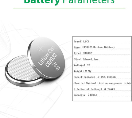 Product Image 2 - LiCB CR2032 3V Lithium