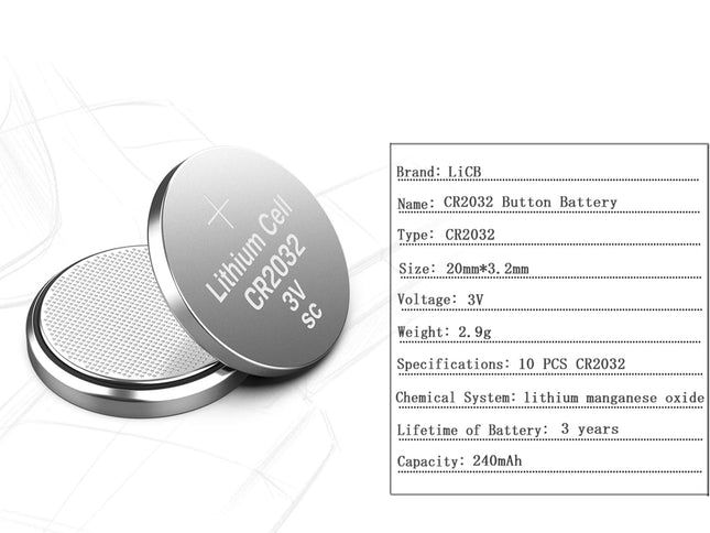 Product Image 2 - LiCB CR2032 3V Lithium