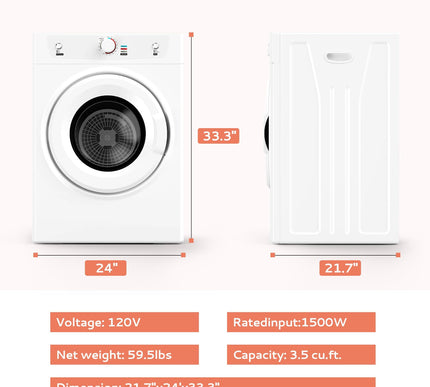 Product Image 2 - Euhomy Dryer 35 Cu Ft 