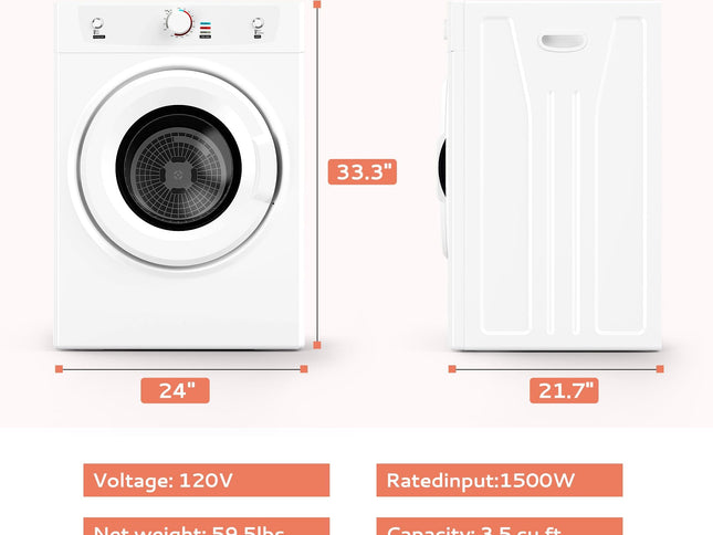 Product Image 2 - Euhomy Dryer 35 Cu Ft 