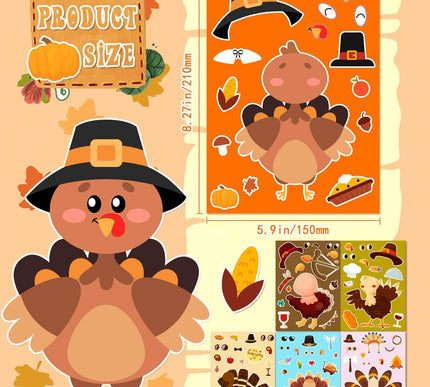 Product Image 4 - Thanksgiving Stickers 
