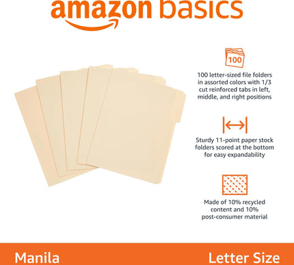 Product Image 3 - Amazon Basics File Fol