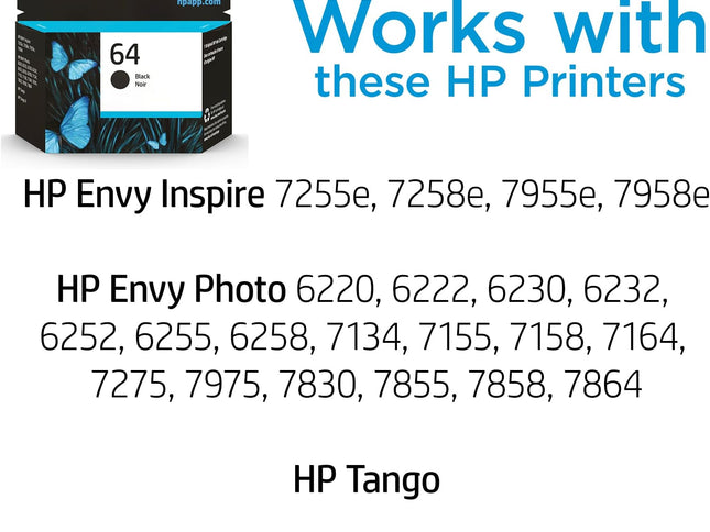 Product Image 2 - HP 64 Black Ink Cartri