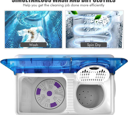 Product Image 8 - COSTWAY Twin Tub 26lbs