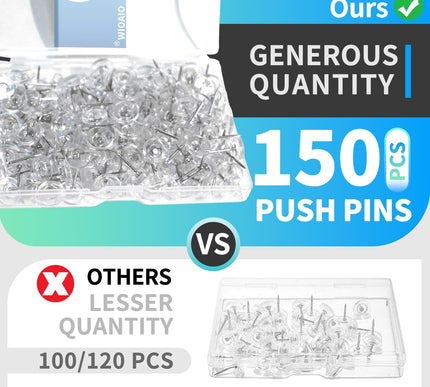 Product Image 4 - 150 PCS Clear Push Pin