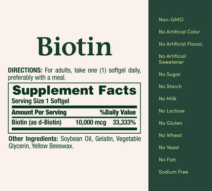 Product Image 5 - Natures Bounty Biotin 