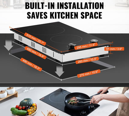 Product Image 3 - VEVOR Electric Cooktop