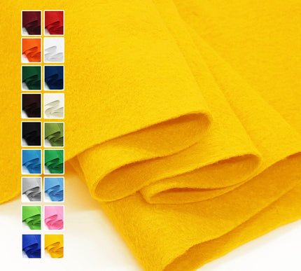 Product Image 1 - Yellow Felt Fabric 36 