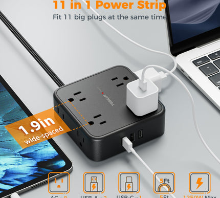 Product Image 2 - TESSAN Surge Protector