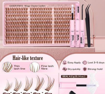 Product Image 7 - Brown Lash Clusters Ki