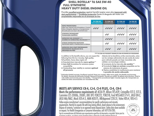 Product Image 2 - Shell Rotella T6 Full 