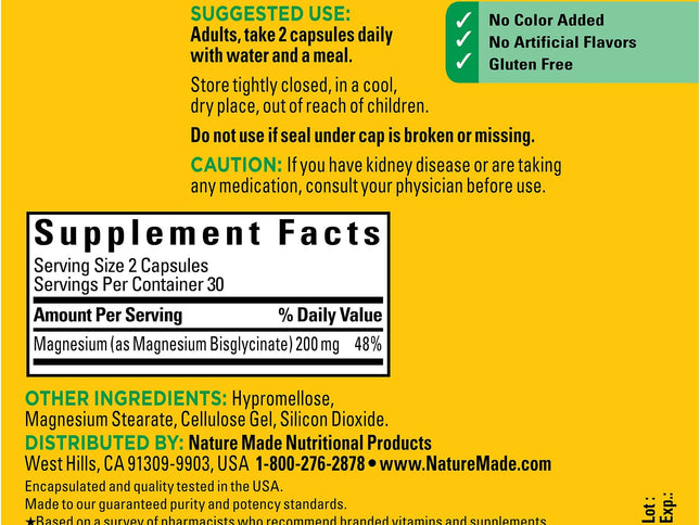 Product Image 2 - Nature Made Magnesium 