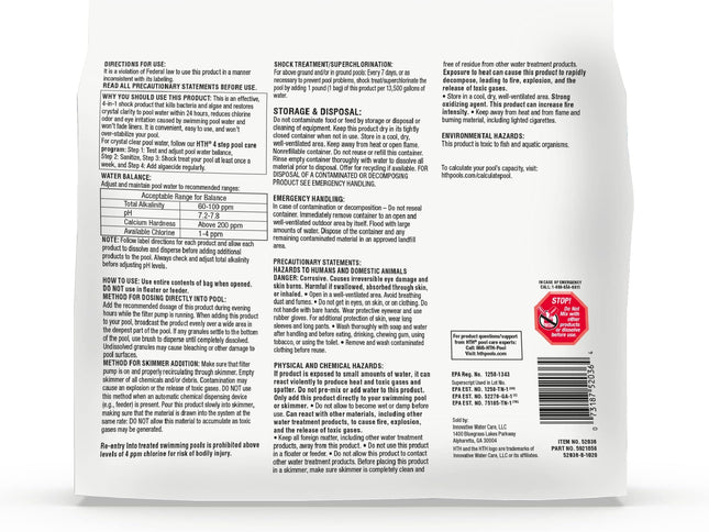 Product Image 2 - HTH 52036R Pool Care S