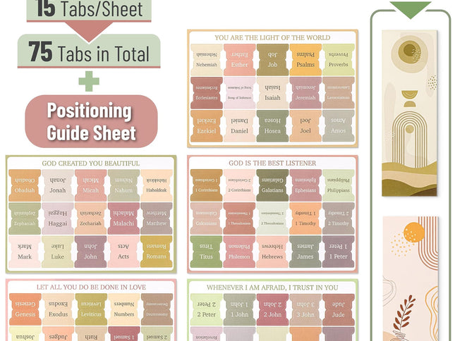 Product Image 2 - Mr Pen Bible Tabs Boho