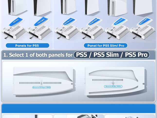 Product Image 2 - PS5SlimPro Stand and C