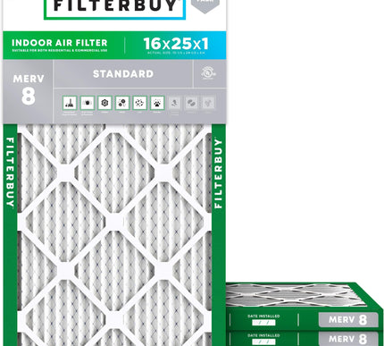 Product Image 1 - Filterbuy 16x25x1 Air 